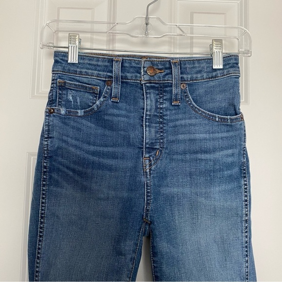 Madewell Curvy High-Rise Skinny Jeans: Drop Step-Hem Edition Size 24 - Picture 4 of 13